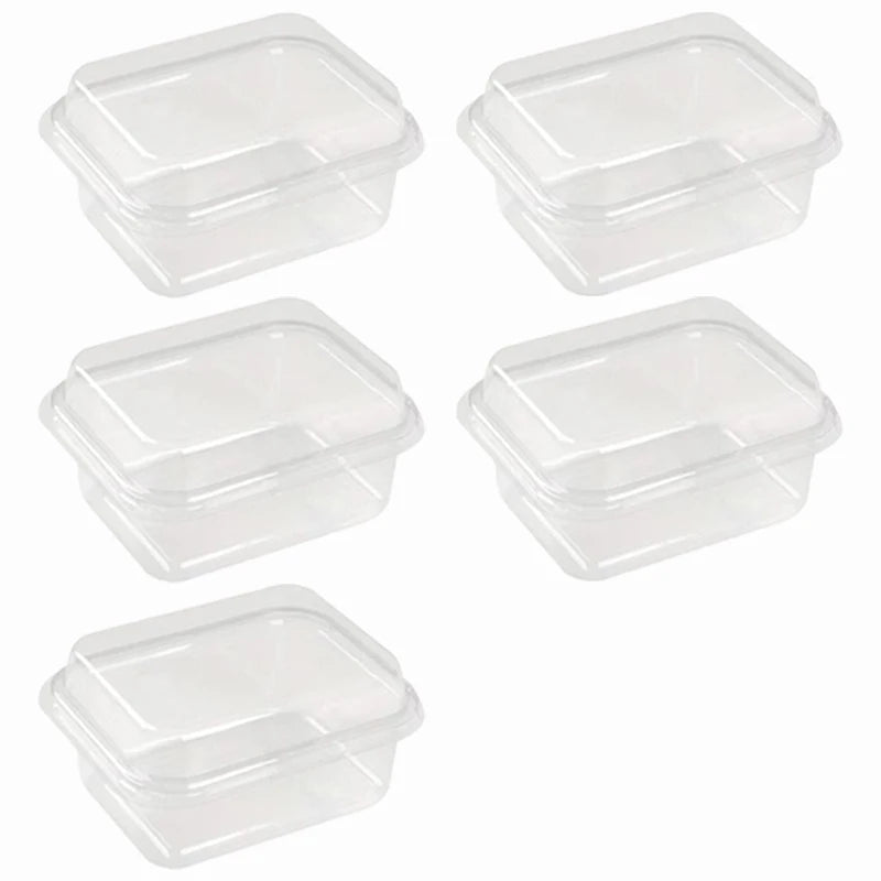 Transparent Cake Box Rectangle Dessert Cake Box Disposable Party Wedding Christmas Mousse Tiramisu Packaging