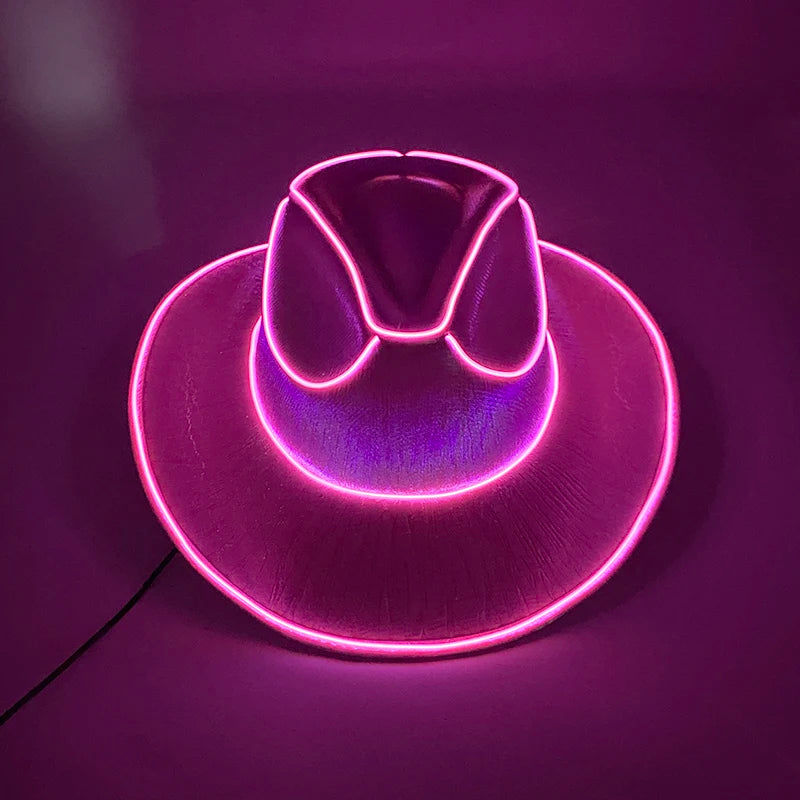 Sombrero LED Neón