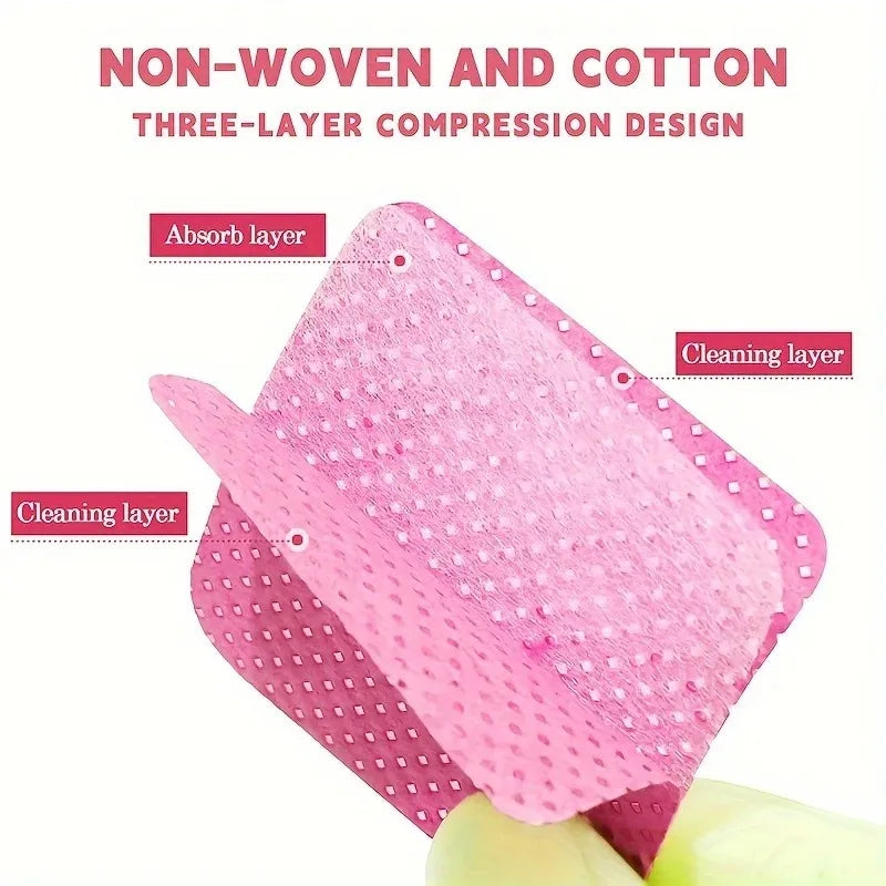 Toallitas Lint Free para Uñas | Wipes Sin Pelusa para Gel y Manicure Profesional