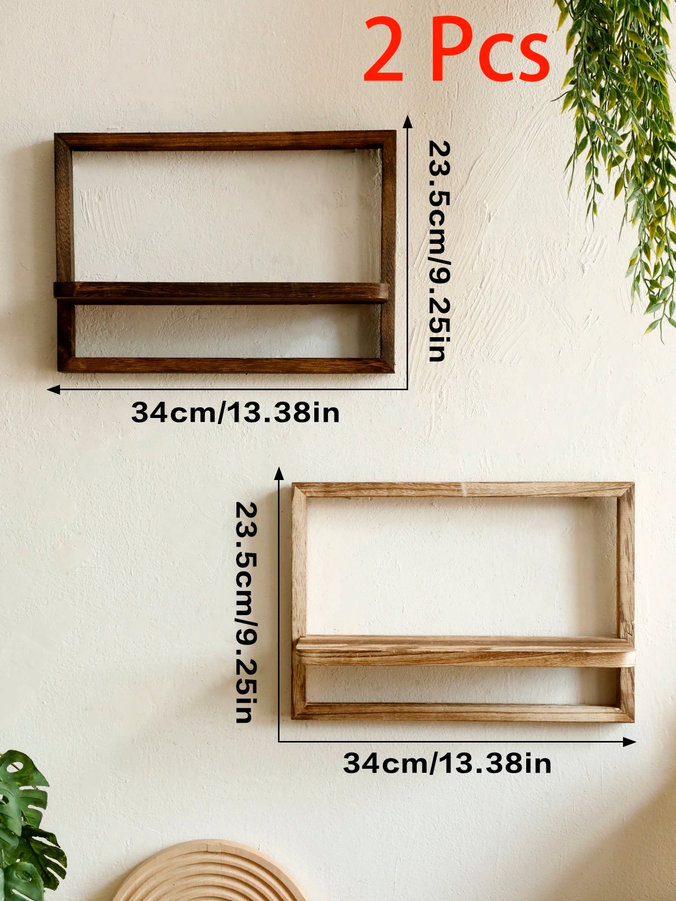 Repisas Flotantes de Madera Decorativas para Pared
