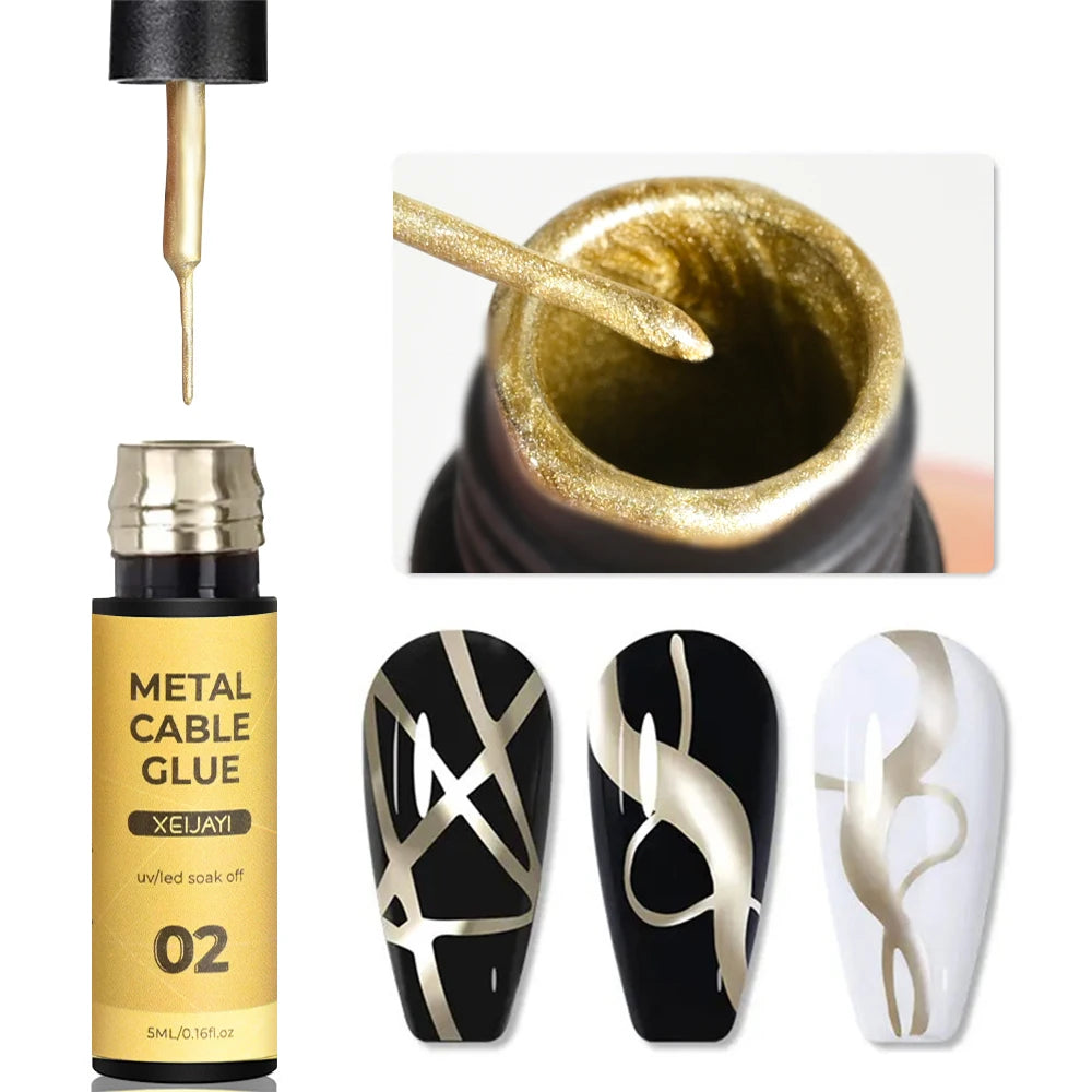 Esmalte en Gel Efecto Metálico – Gel semipermanente UV polish