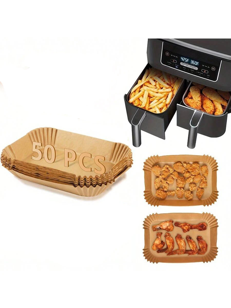 Papel Pergamino para Air Fryer Impermeable y Antiaherente - Repostería y BBQ