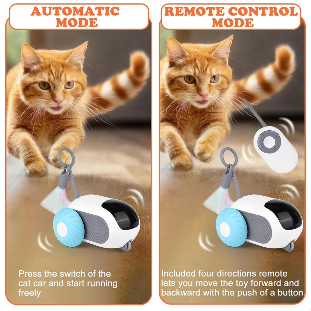 Juguete Interactivo Inteligente para Gatos con Control Remoto