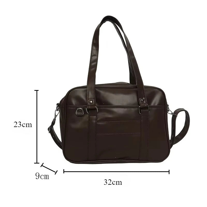 Bolsa Escolar Mujer Estilo Japonés – Crossbody y Hombro,