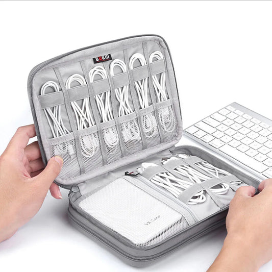 Organizador de Cables y Accesorios Electrónicos