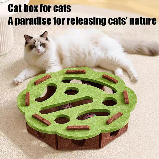Juguete Interactivo de Laberinto para Gatos