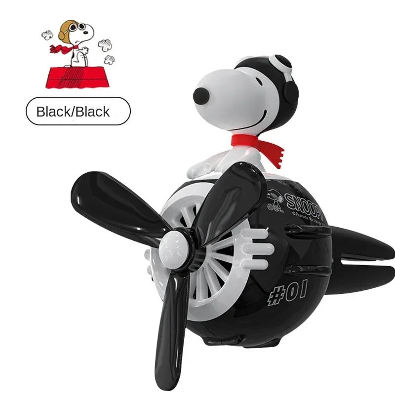 Ambientador para Auto con Hélice – Difusor de Aroma con Figura de carricatura Perrito Aviador