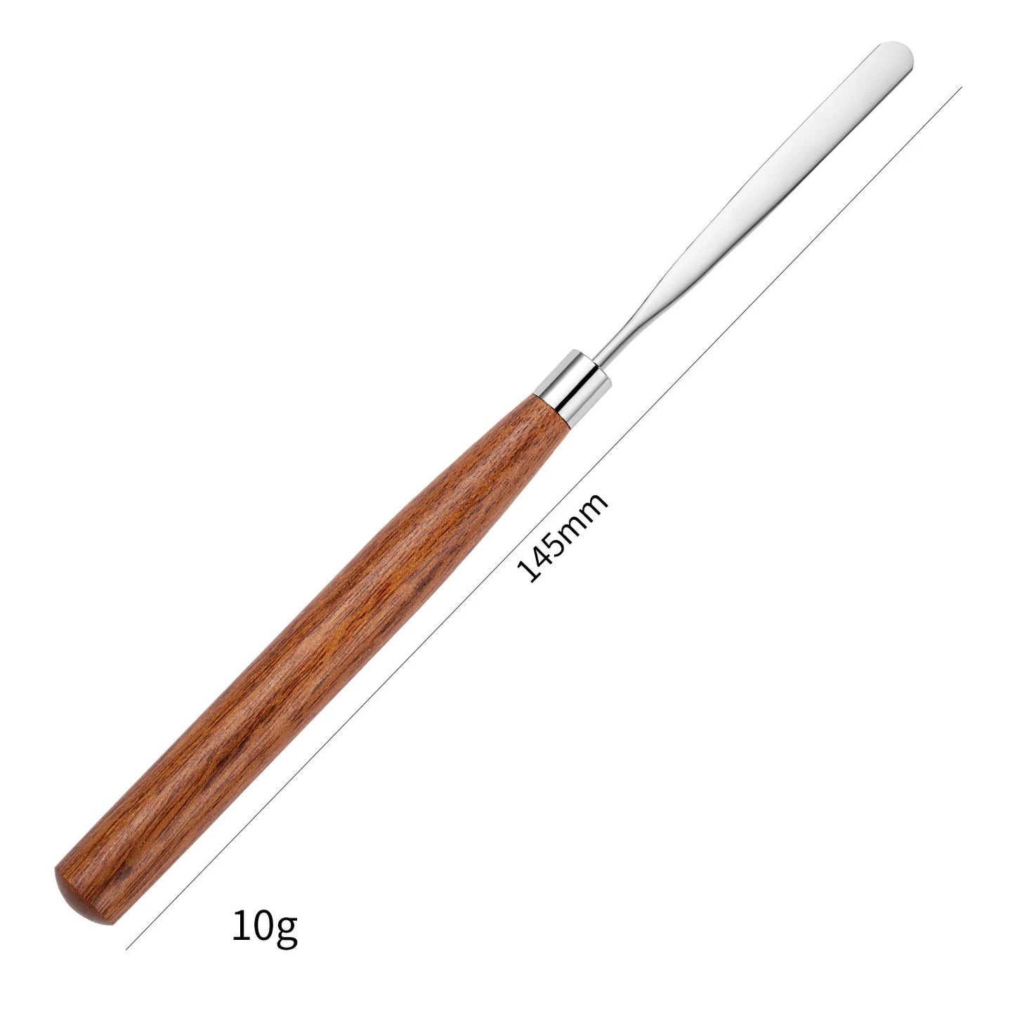 Espátula de Maquillaje de Acero Inoxidable Profesional – Aplicador de Base Facial Tipo Paleta, Acabado Uniforme y Natural