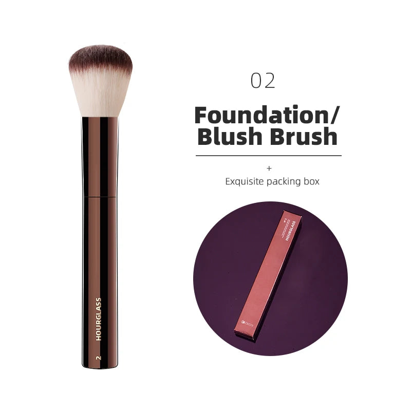 Brochas para Base, Polvo, Rubor y Sombras – Set Premium, Rostro y ojos