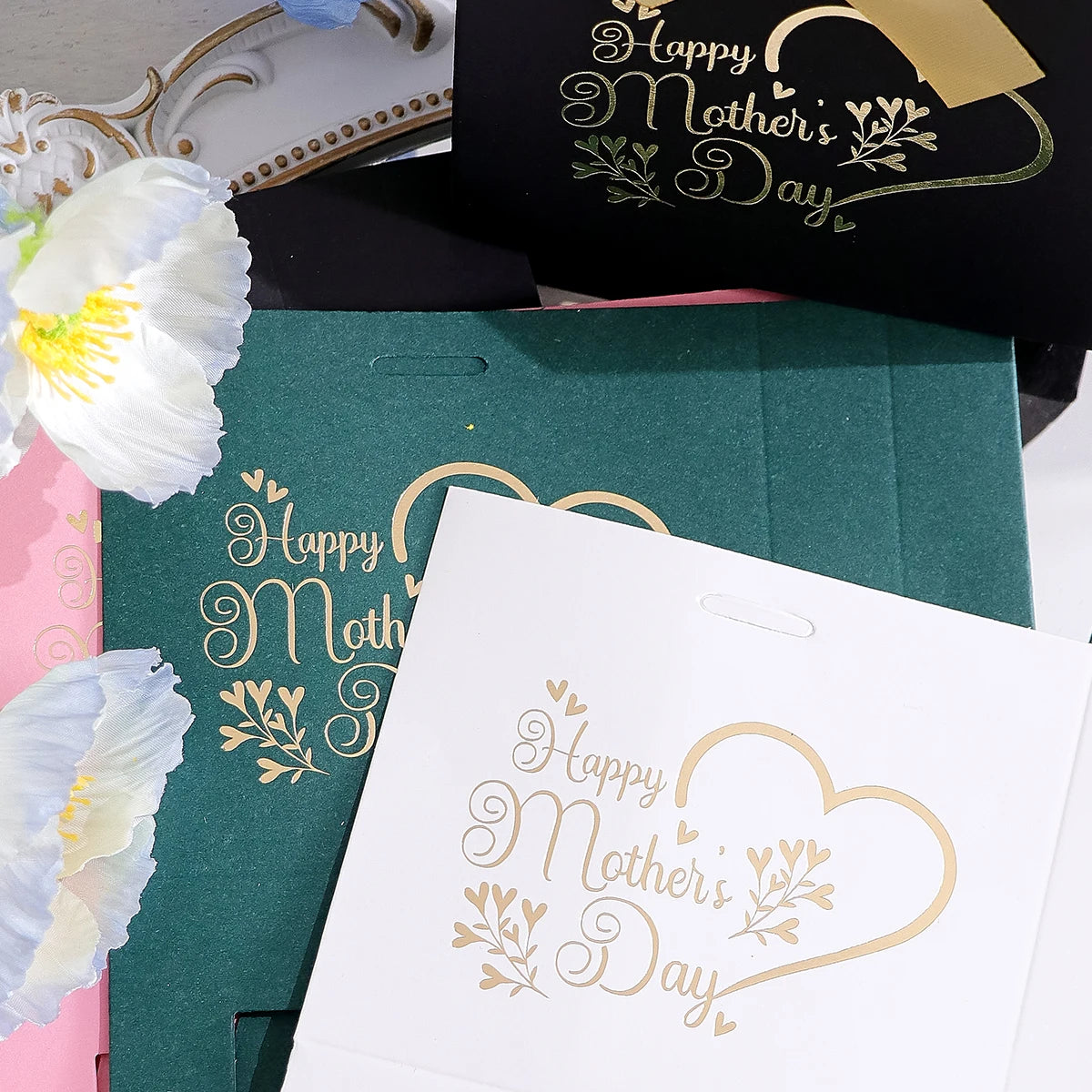 Cajas de Regalo para el Día de la Madre - Pack 5 Pcs Diseño Elegante