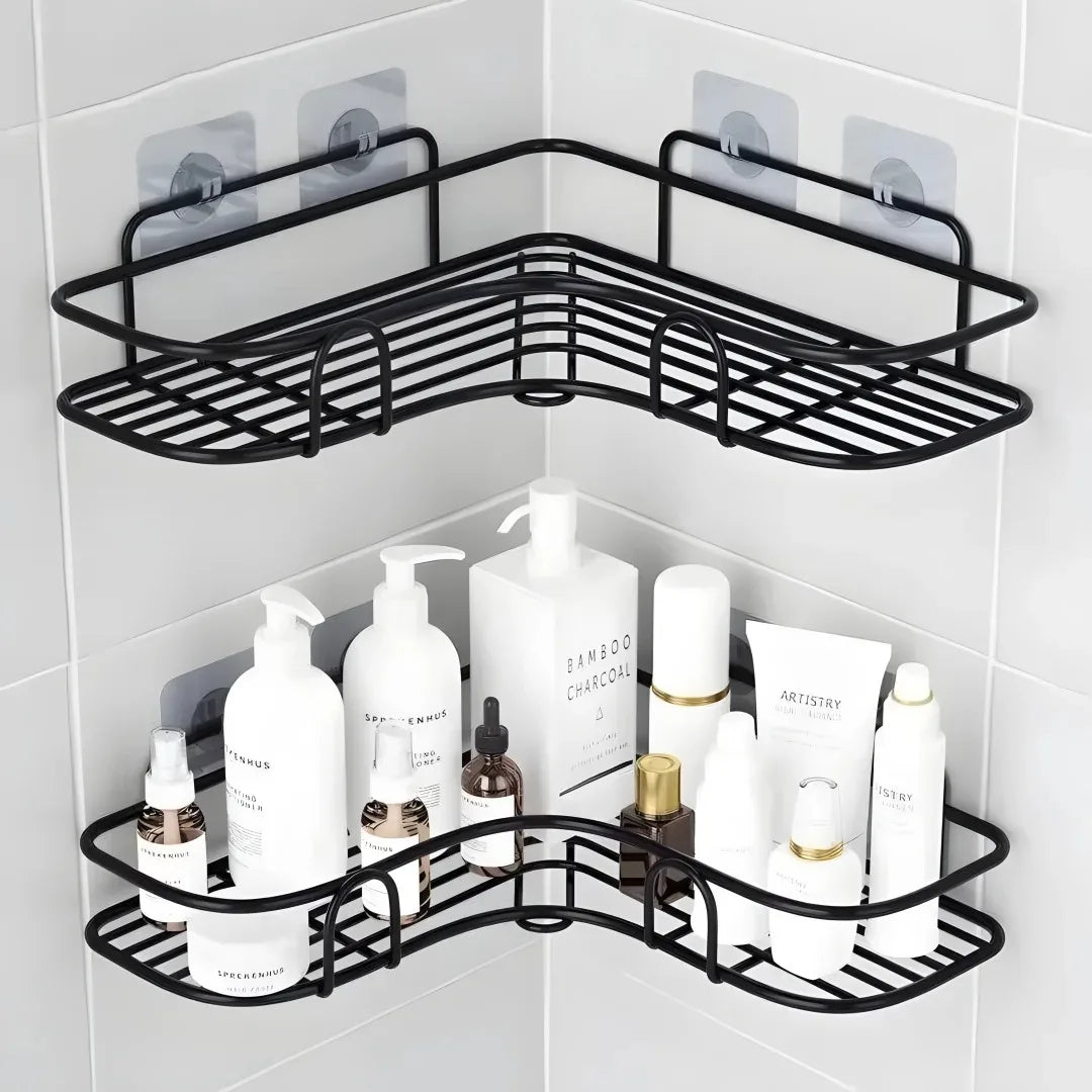 Organizador de Baño para Esquina | Repisa Metálica para Ducha, Organizador de Shampoo para Ducha