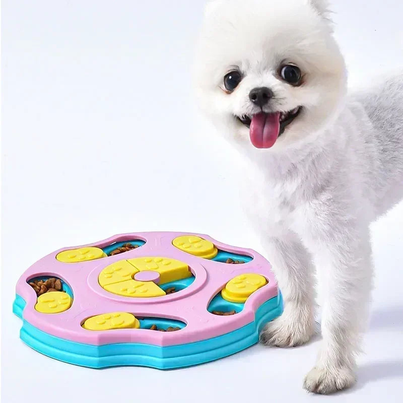 Juguete Interactivo para Perros y Gatos – Rompecabezas Dispensador de Comida
