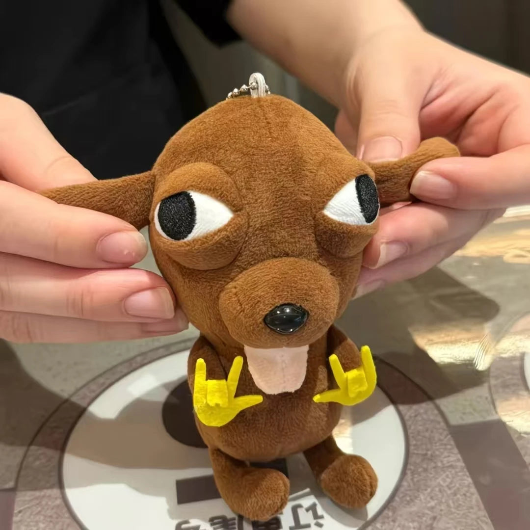 Peluche Perro Chihuahua Inspirado en Sticker Viral – Diseño Divertido y Original