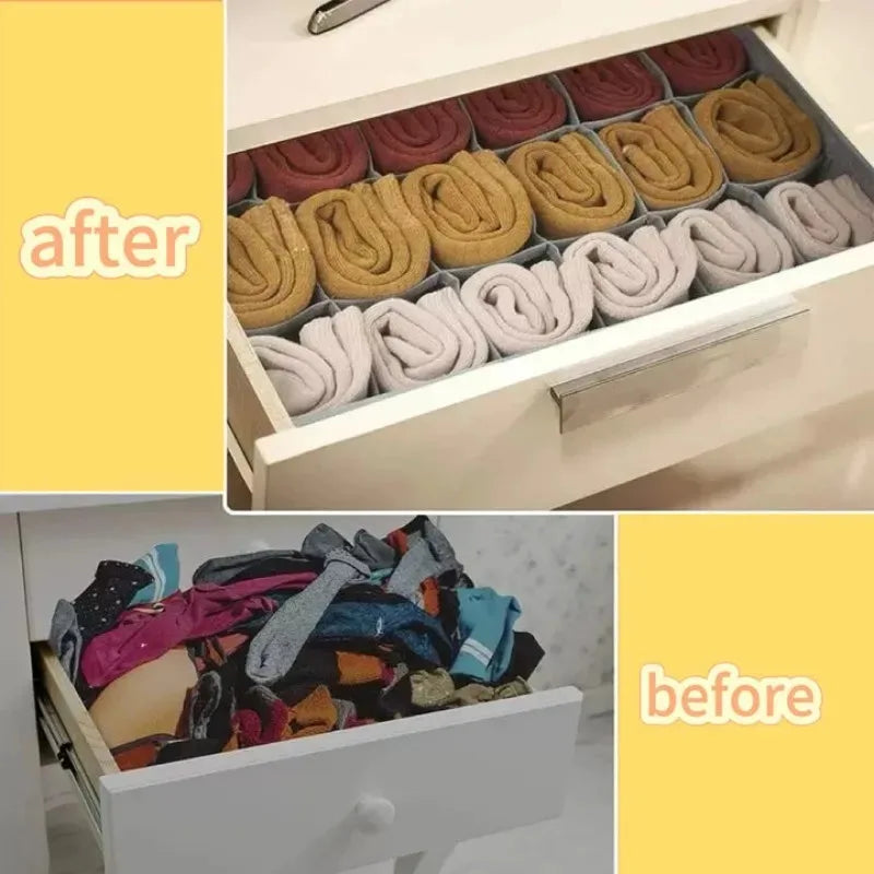 Organizador de Cajones para Ropa Interior | Separador para Calcetines y Ropa