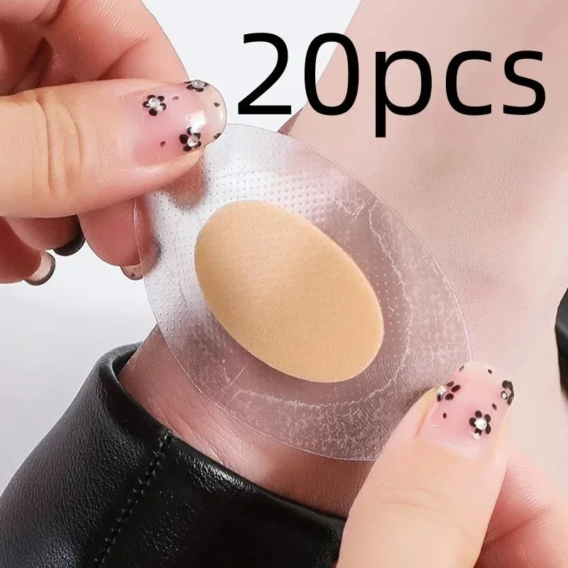 Set de 100 Pegatinas para Talón 4.4x6.9cm - Cojín de Cuidado de Pies