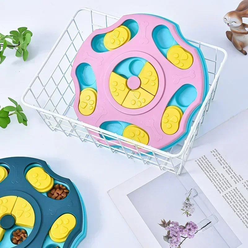 Juguete Interactivo para Perros y Gatos – Rompecabezas Dispensador de Comida