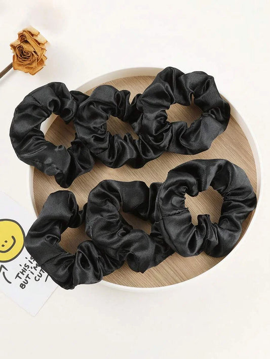 Scrunchies Satinadas Antifrizz – Ligas Elásticas para Cabello, Accesorio Suave y Resistente