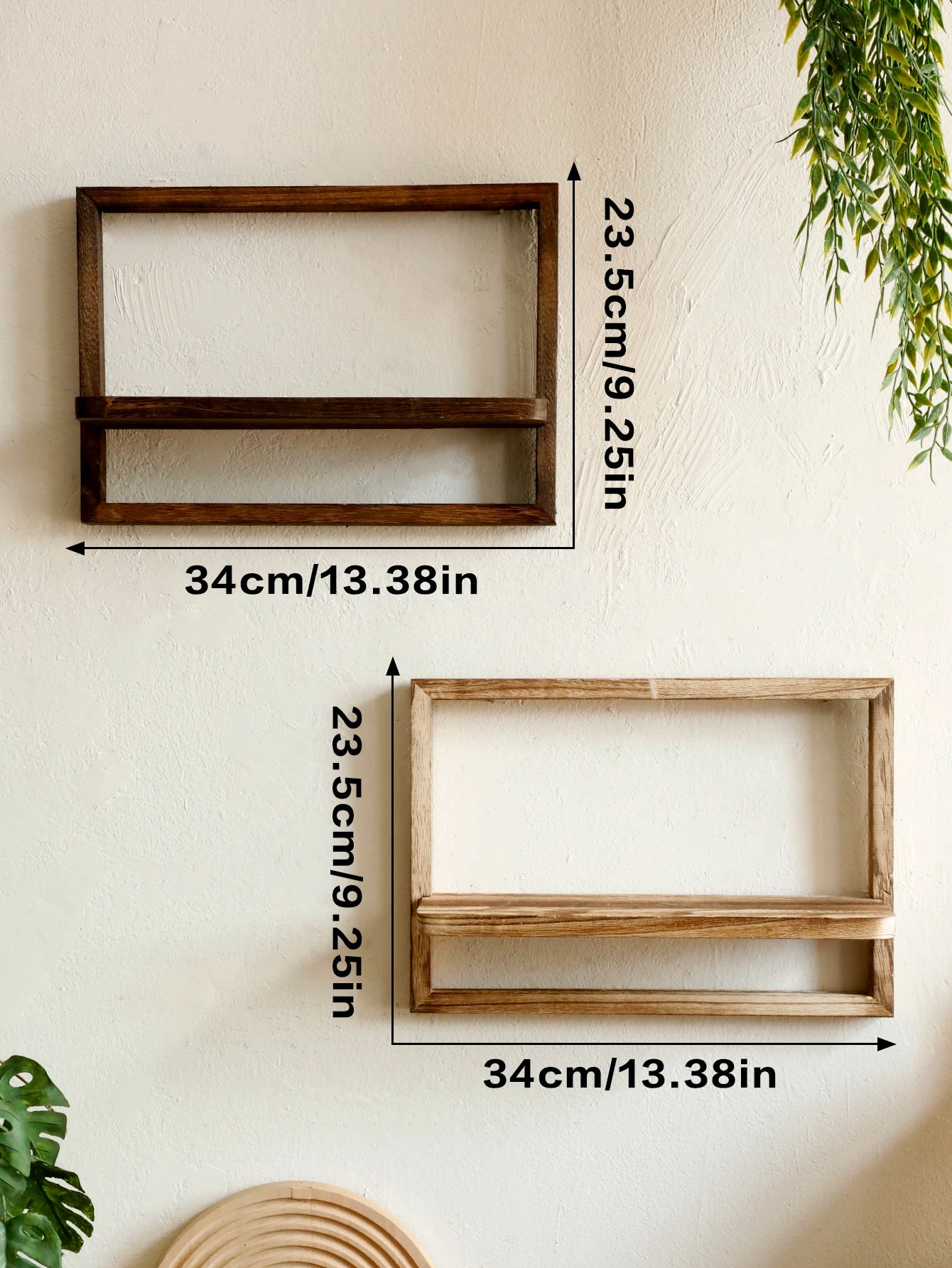 Repisas Flotantes de Madera Decorativas para Pared