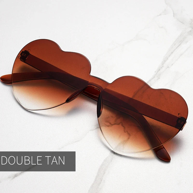 Gafas de Sol en Forma de Corazón – Lentes de Fiesta con Protección UV