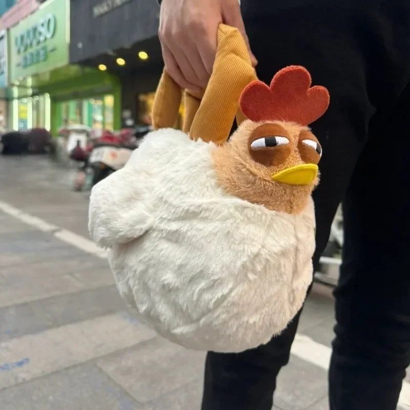 Bolsa Peluche Gallina Divertida Ugly – Bolso Plush Original