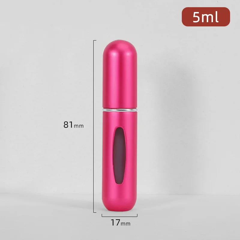 Botella Mini Spray Recargable – Ideal para Perfume o Líquidos de Viaje, Compacto y Portátil