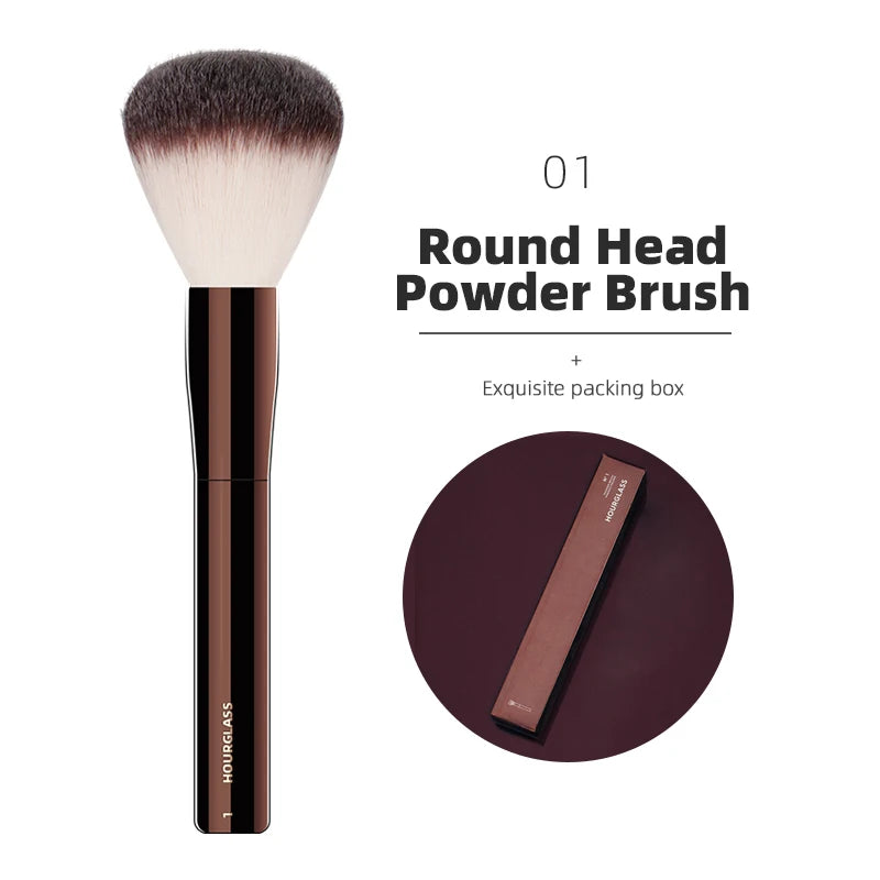 Brochas para Base, Polvo, Rubor y Sombras – Set Premium, Rostro y ojos