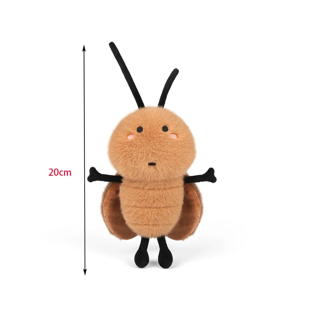 Peluche Divertido de Cucaracha Kawaii - Almohada de Felpa 20cm