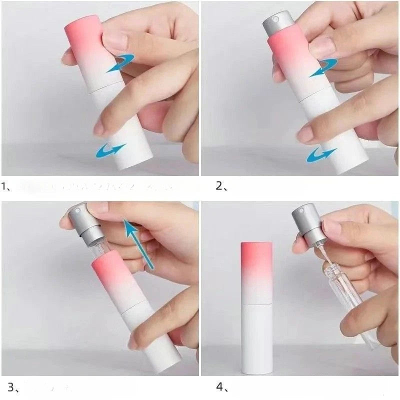 Atomizador de Perfume Recargable 8ml y 10ml – Mini Spray Portátil de Viaje