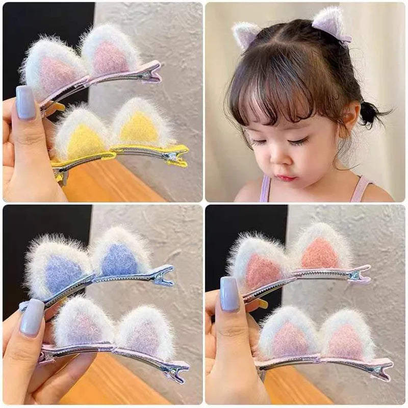 Accesorios para Cabello de Niña Orejas de Gato | Pinza Kawaii