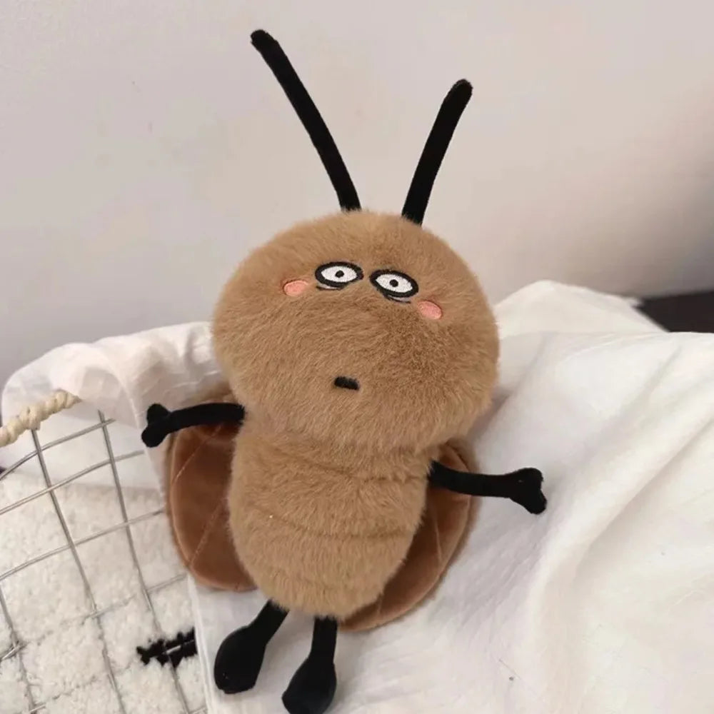 Peluche Divertido de Cucaracha Kawaii - Almohada de Felpa 20cm