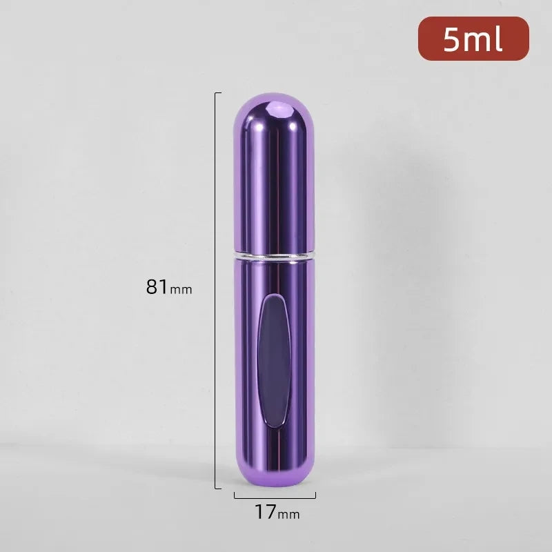 Botella Mini Spray Recargable – Ideal para Perfume o Líquidos de Viaje, Compacto y Portátil