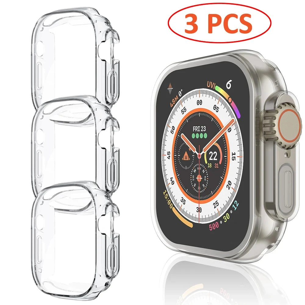 Funda Transparente con Protector para Apple Watch