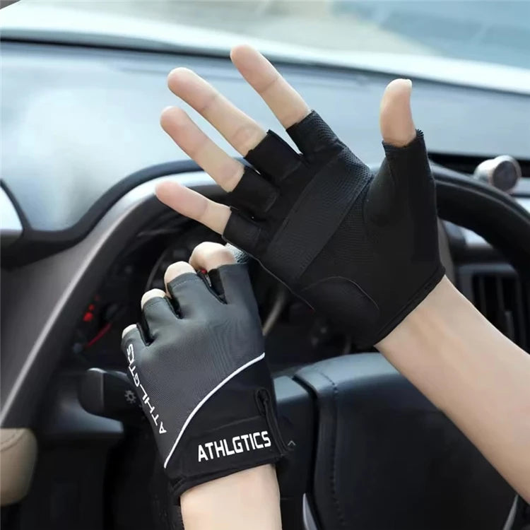 Guantes de Entrenamiento Mujer – Gym, Crossfit y Pesas, Medio Dedo Antideslizantes