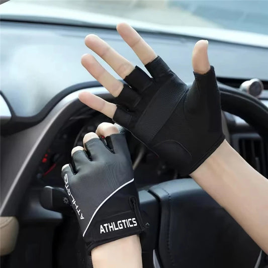 Guantes de Entrenamiento Mujer – Gym, Crossfit y Pesas, Medio Dedo Antideslizantes