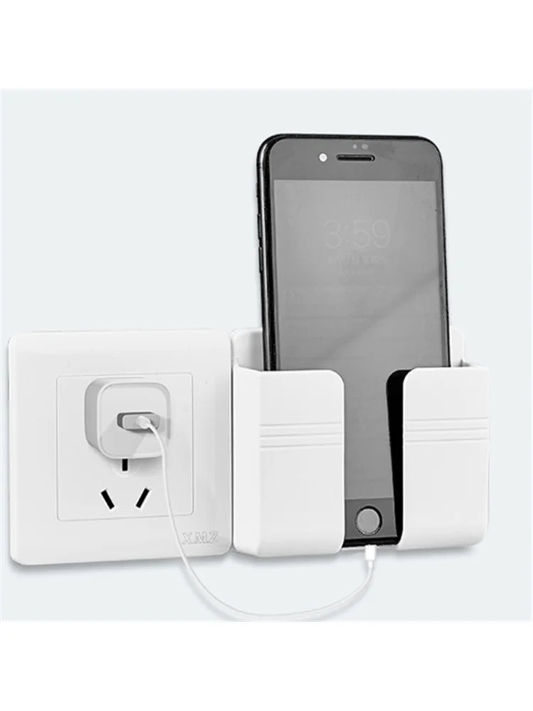 Soporte de Carga para Celular de Pared - Estante Adhesivo para Smartphone