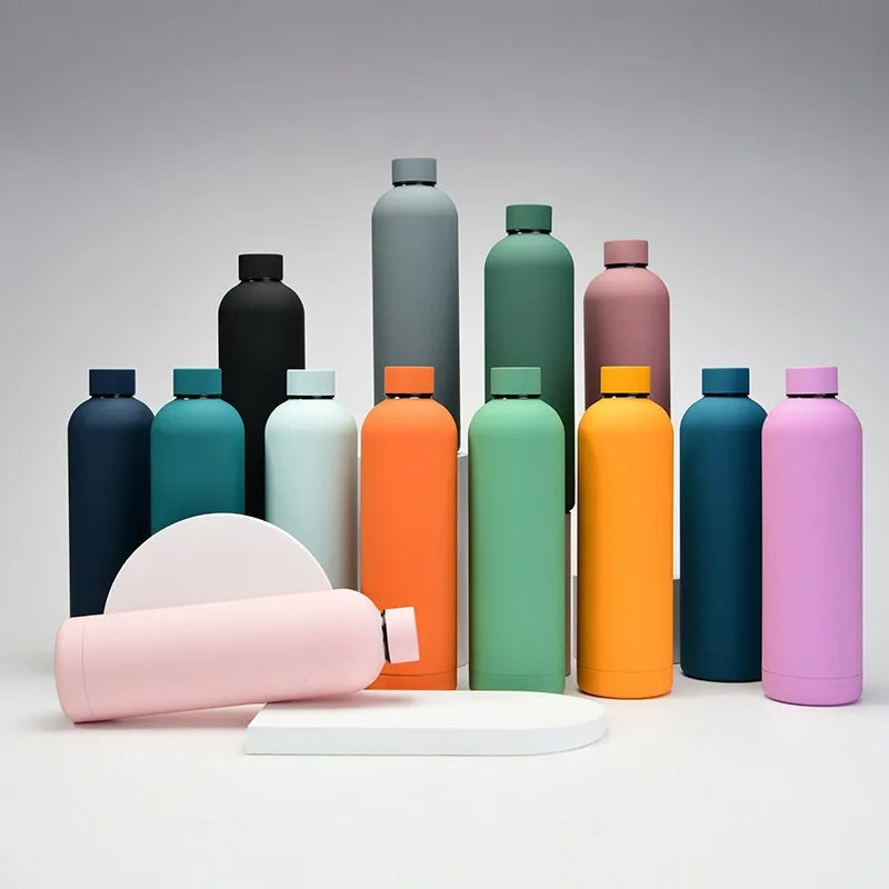 Termo de Acero Inoxidable Estilo Americano 500ml - Botella Térmica