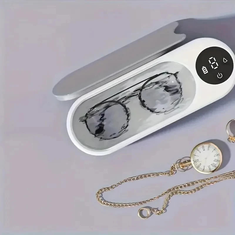 Limpiador Automático de Anteojos y Joyas - Capacidad 500ml Inalámbrico