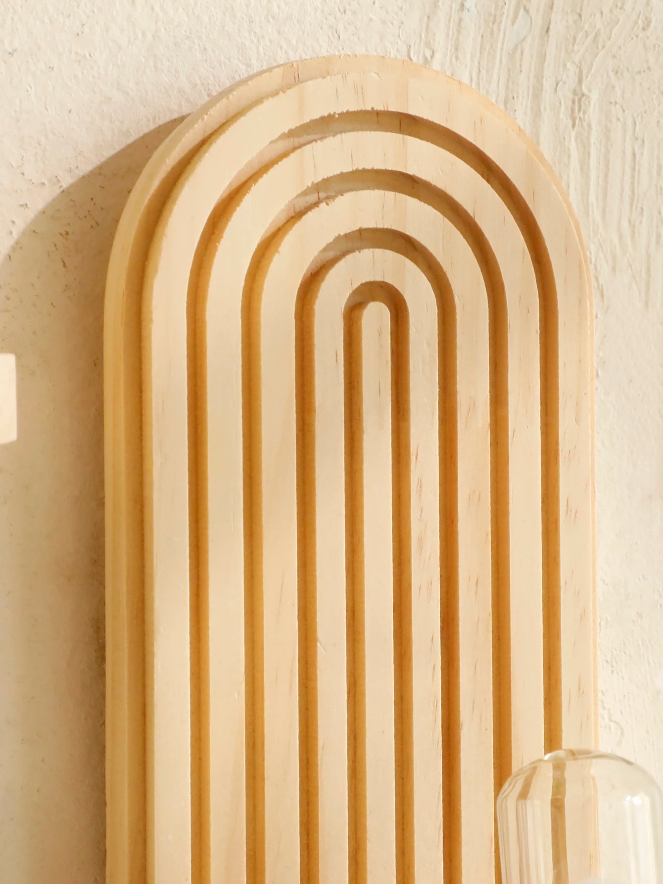 Estante de Pared de Madera Estilo Bohemio