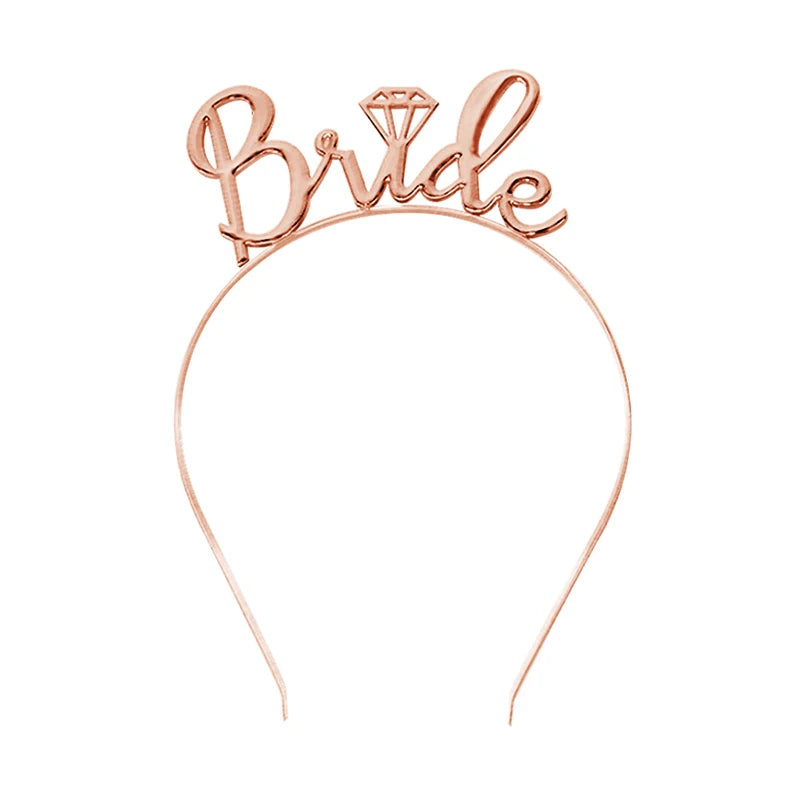 Kit Bride to Be para Despedida de Soltera – Velo, Banda Satinada y Accesorios para Novia