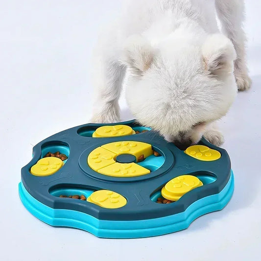 Juguete Interactivo para Perros y Gatos – Rompecabezas Dispensador de Comida