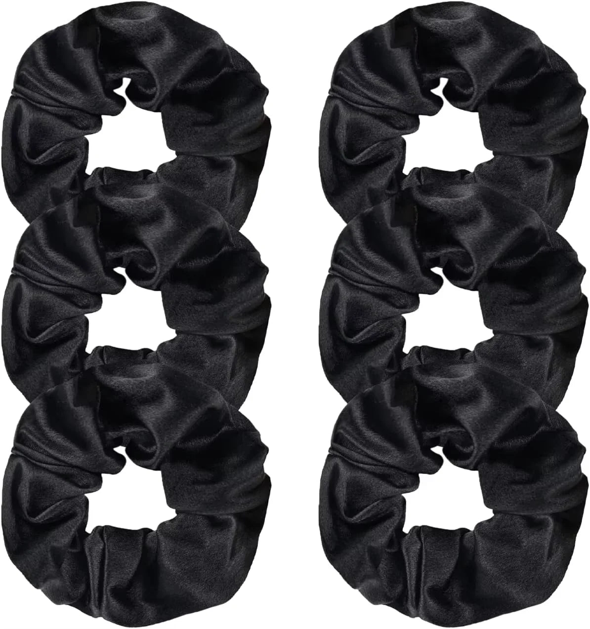 Scrunchies Satinadas Antifrizz – Ligas Elásticas para Cabello, Accesorio Suave y Resistente