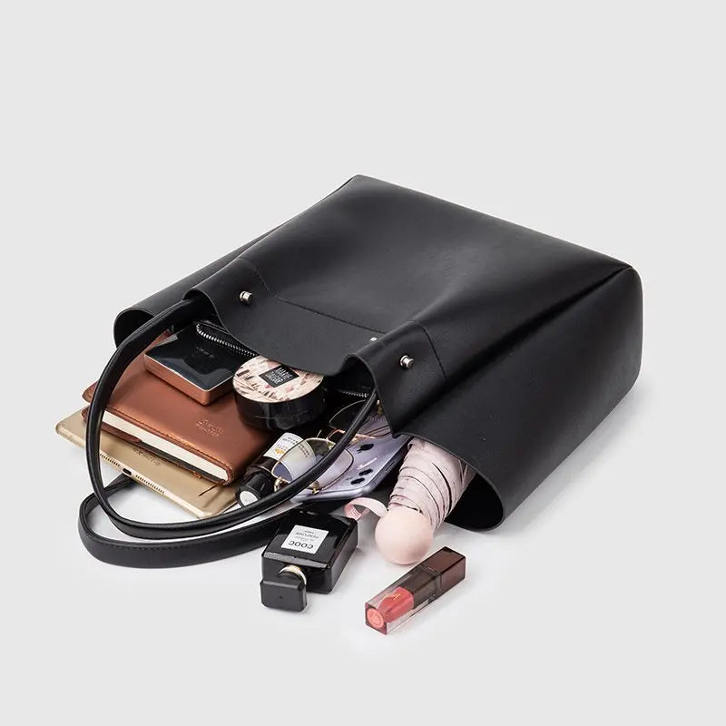 Bolsa de Hombro Mujer Estilo Casual – Tote Amplia con Zipper