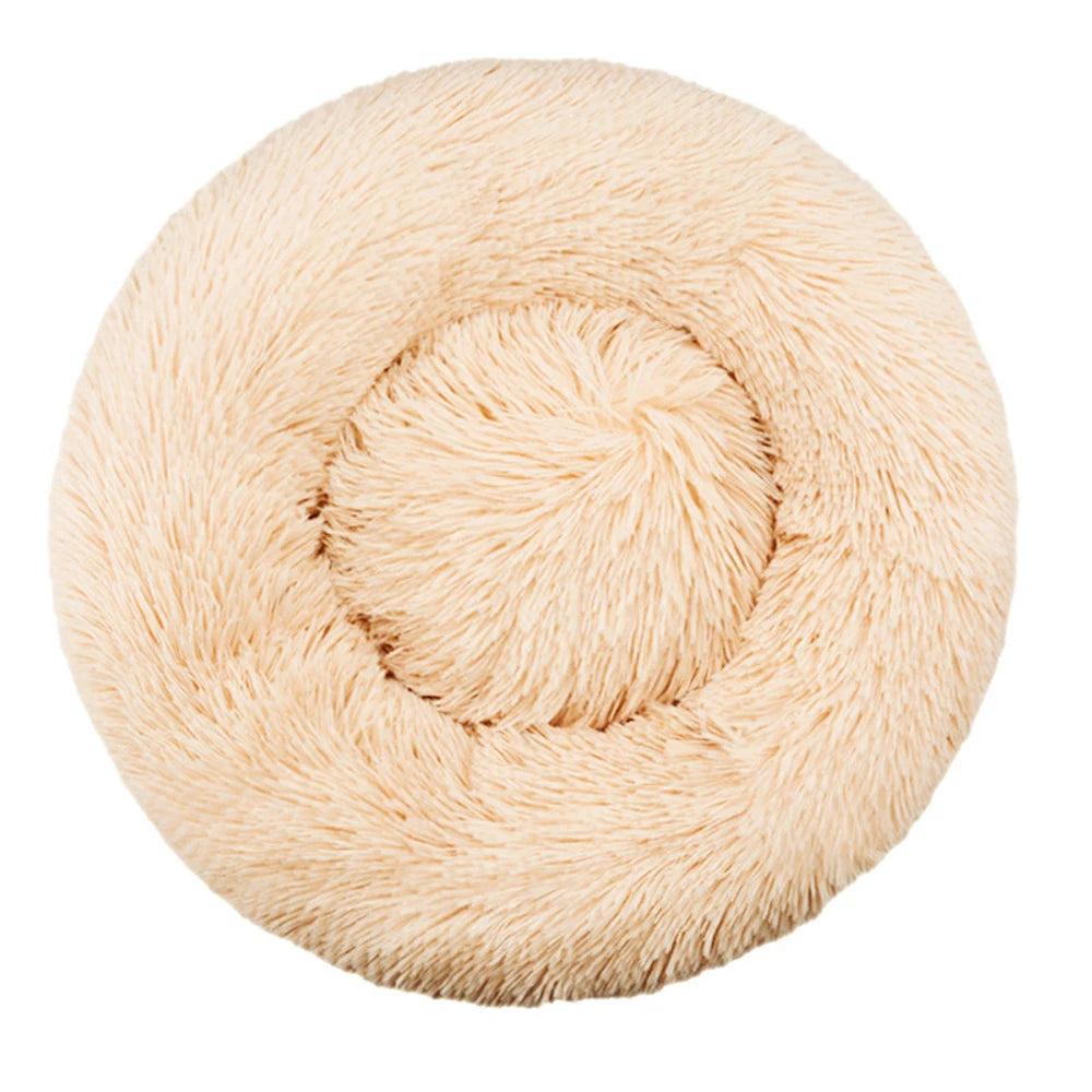 Cama Redonda Suave para Perros y Gatos – Cama Acolchada para Mascotas