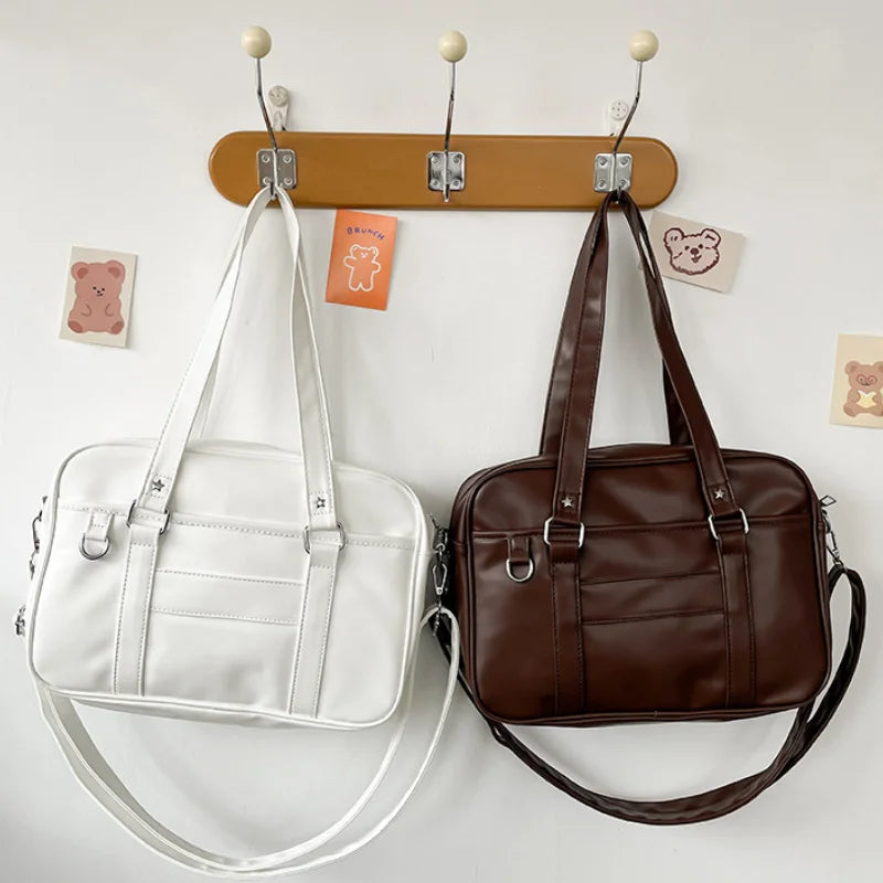 Bolsa Escolar Mujer Estilo Japonés – Crossbody y Hombro,