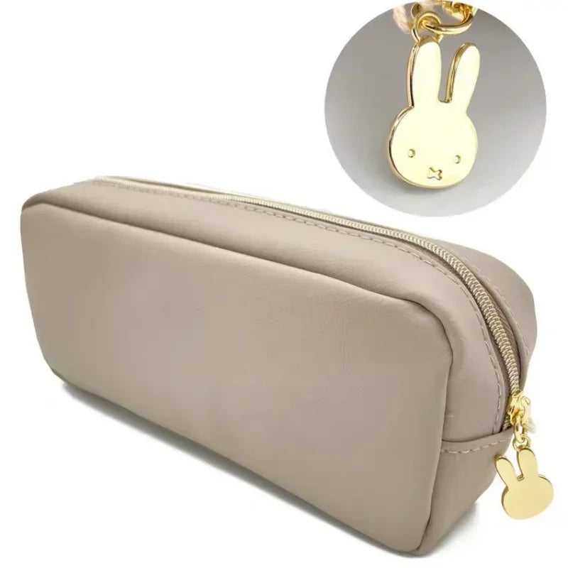Estuche Escolar Miffy de Alta Calidad - Almacenamiento de Cosméticos Kawaii