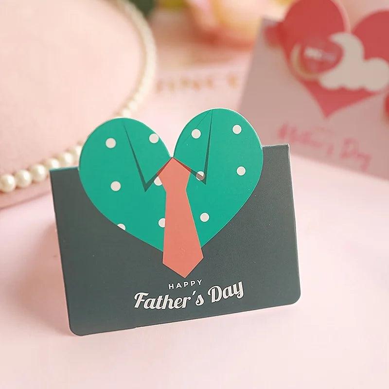 Tarjetas de Mensaje para Regalos - Pack de 10 Corazones para Escribir
