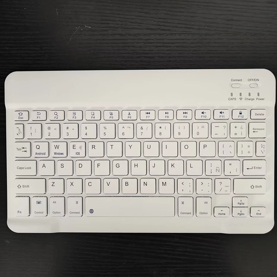 Teclado Bluetooth 10 Pulgadas para iPad y Tablet – Compacto Español/Inglés