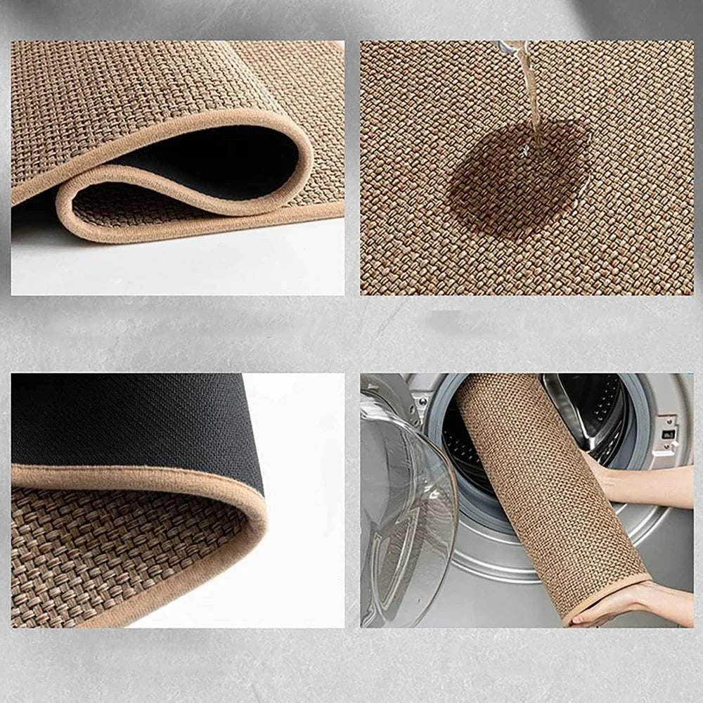 Alfombra de Cocina Antideslizante Lavable con Base de Caucho