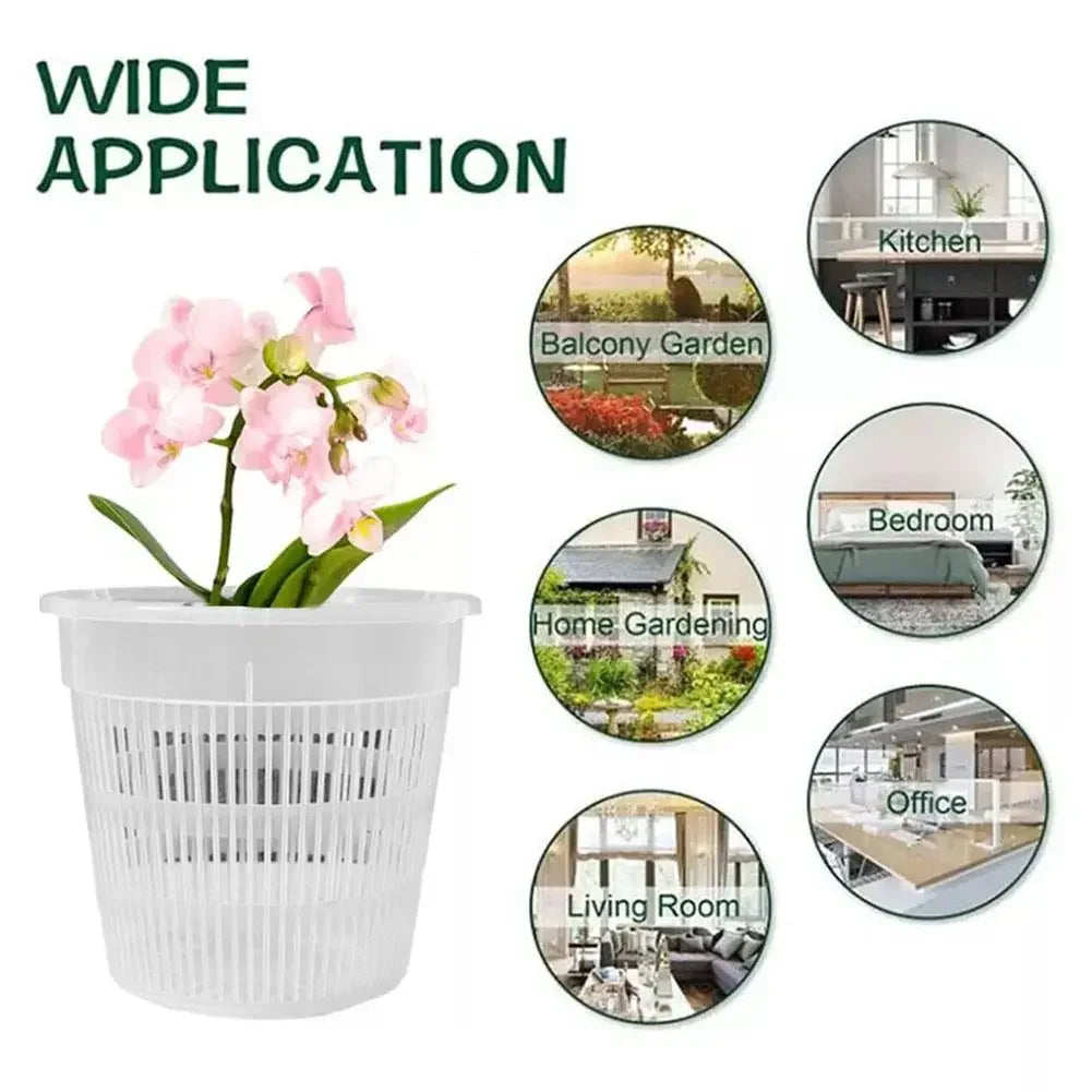 5pcs Maceta de Cultivo Transpirable para Plantas - Plantas con Ventilación