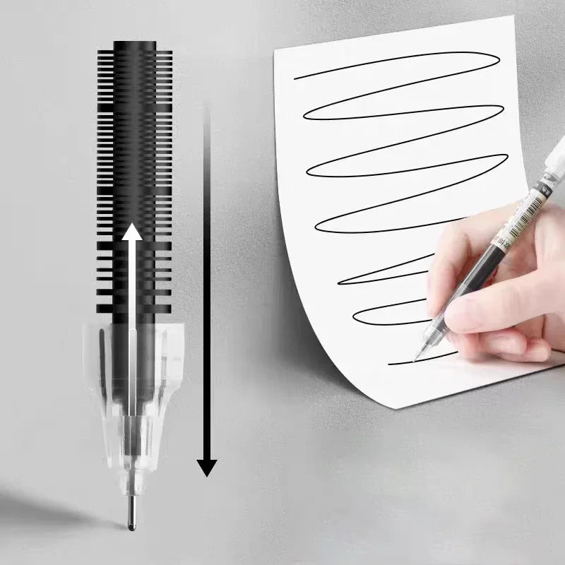Set de 10 Bolígrafos de Gel 0.5 mm | Plumas de Escritura Suave para Escuela y Oficina